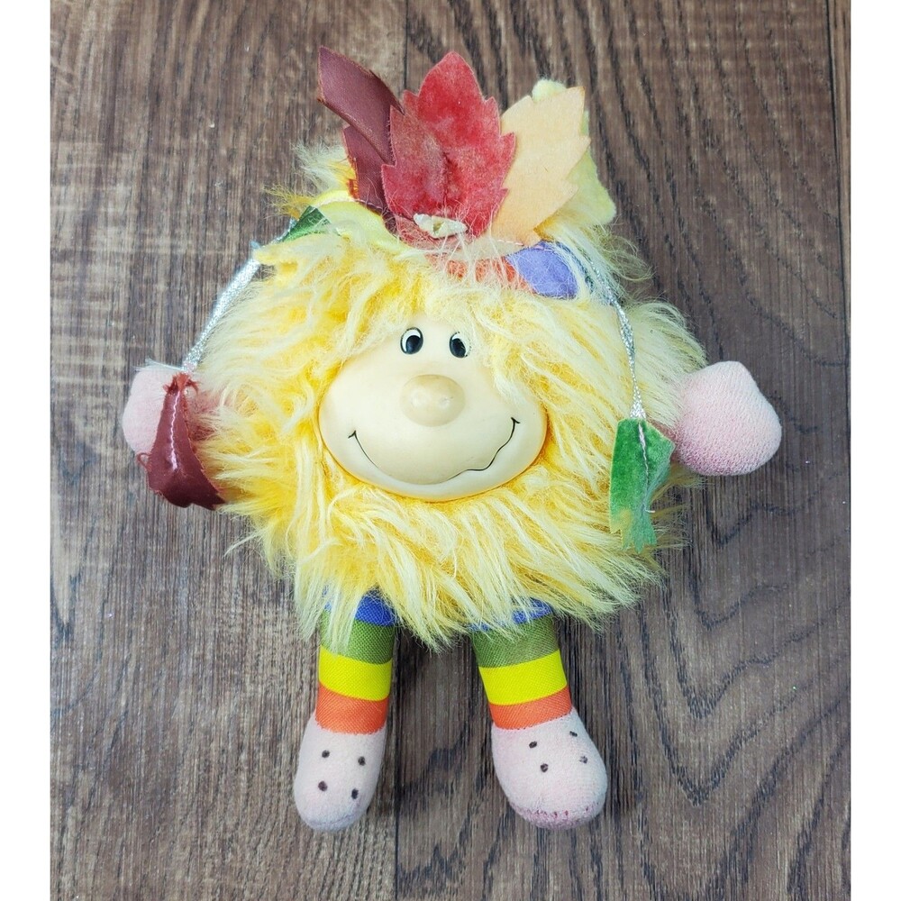 Rainbow Bright Sprite Yellow Spark 8" Plush Doll Hallmark Mattel 1983